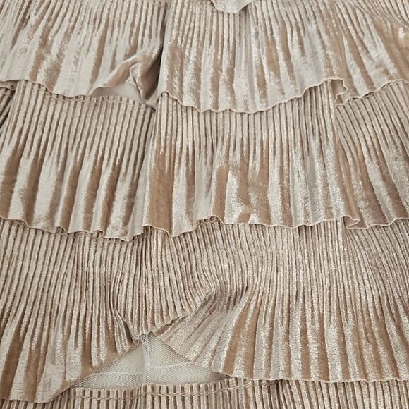 Casual Tan Tiered Maxi Skirt - Picture 14 of 16